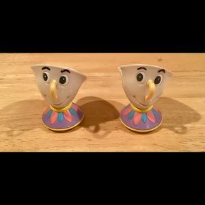 Lot Of Two Vintage Burger King Kids Club 1991 Disney's Beauty and the Beast Chip